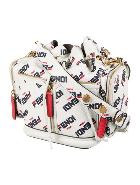 fendi fila purse|fendi fila bucket bag.